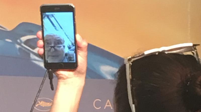 Godard's interview via phone. Godard's interview via phone.