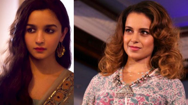Alia Bhatt and Kangana Ranaut. Alia Bhatt and Kangana Ranaut.