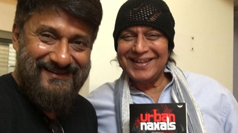 Vivek Agnihotri with Mithun Chakraborty. Vivek Agnihotri with Mithun Chakraborty.