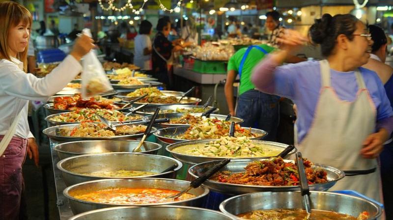 A view of a vendor stall in Bangkok market, Thailand. Photo: Creative Commons A view of a vendor stall in Bangkok market, Thailand. Photo: Creative Commons