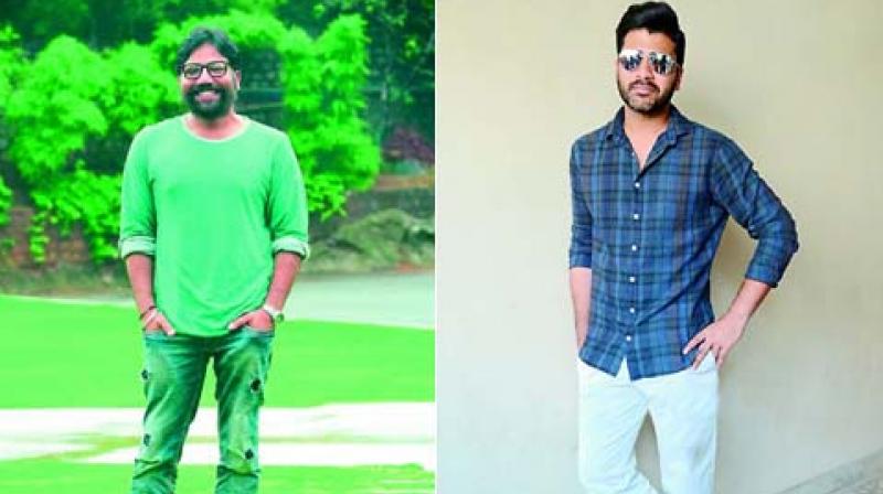 Sandeep Vanga and Sharwanand Sandeep Vanga and Sharwanand