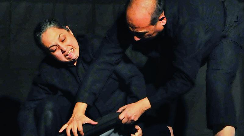 A still from the play Cameras Obscuras. A still from the play Cameras Obscuras.
