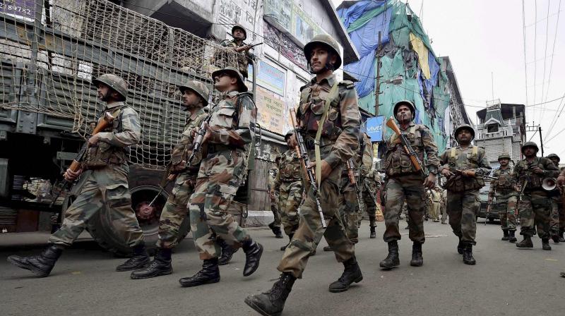 The West Bengal government had written to the Centre seeking extended deployment of CAPF till December 25, but was told that of the 15 companies present, 10 would be withdrawn on October 15 and the rest by October 20. (Photo: PTI/Representational) The West Bengal government had written to the Centre seeking extended deployment of CAPF till December 25, but was told that of the 15 companies present, 10 would be withdrawn on October 15 and the rest by October 20. (Photo: PTI/Representational)