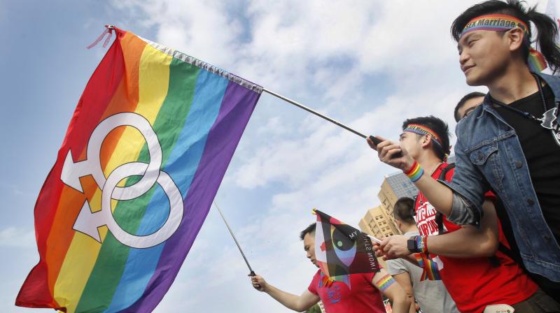 This makes Taiwan the first place in Asia with a comprehensive law both allowing and laying out the terms of same-sex marriage. (Photo:AP) This makes Taiwan the first place in Asia with a comprehensive law both allowing and laying out the terms of same-sex marriage. (Photo:AP)