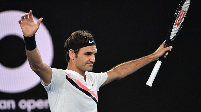 Ruthless Roger Federer handed Chung Hyeon an old-fashioned schooling before the South Korean quit trailing 6-1 5-2 in a damp squib of an Australian Open semi-final on Friday.(Photo: AFP) Ruthless Roger Federer handed Chung Hyeon an old-fashioned schooling before the South Korean quit trailing 6-1 5-2 in a damp squib of an Australian Open semi-final on Friday.(Photo: AFP)