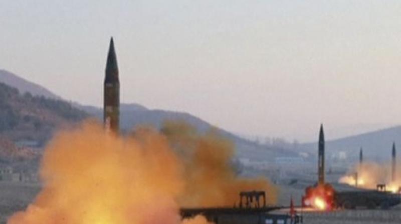 The North's first ICBM test set off global alarm over the nation's weapons capabilities and a push by the US to impose more UN and bilateral sanctions, with the US Senate passing new bipartisan sanctions on Pyongyang on Friday. (Photo: Representational/AP) The North's first ICBM test set off global alarm over the nation's weapons capabilities and a push by the US to impose more UN and bilateral sanctions, with the US Senate passing new bipartisan sanctions on Pyongyang on Friday. (Photo: Representational/AP)