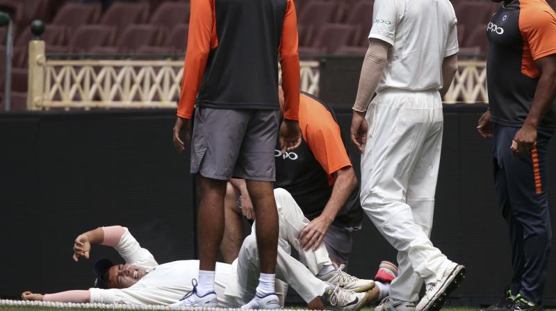 More than the runs scored by CA XI, it was Shaw's ankle injury which gave India the grief as he was ruled out of the first Test in Adelaide starting December 6. (Photo: AP) More than the runs scored by CA XI, it was Shaw's ankle injury which gave India the grief as he was ruled out of the first Test in Adelaide starting December 6. (Photo: AP)