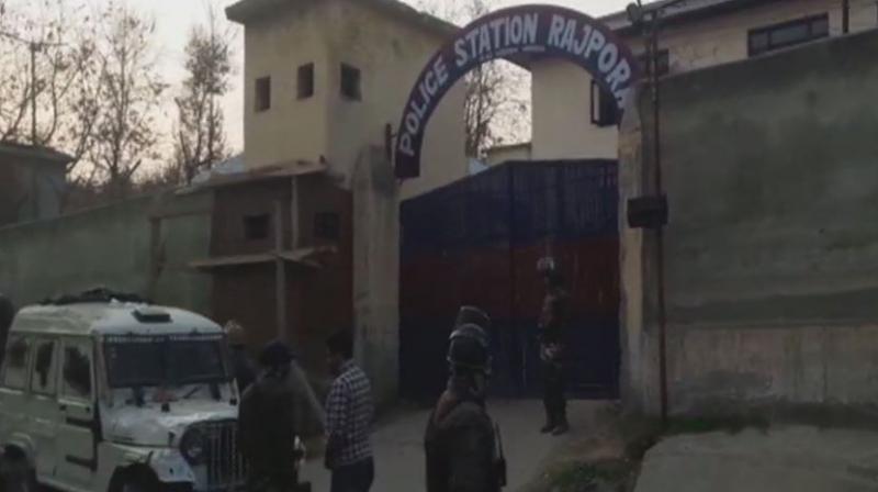 The area has been cordoned off and a search for the attackers has been launched, the DIG said. (Photo: ANI | Twitter) The area has been cordoned off and a search for the attackers has been launched, the DIG said. (Photo: ANI | Twitter)