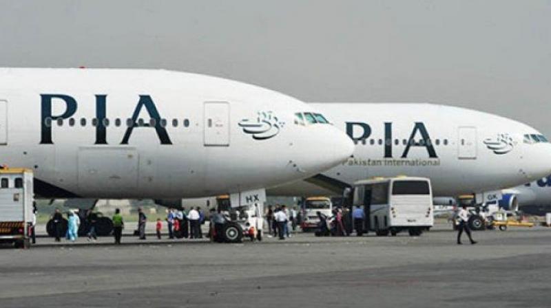 The PIA flight switched off it's air conditioner when passengers refused to deboard. (Representational Image | AFP) The PIA flight switched off it's air conditioner when passengers refused to deboard. (Representational Image | AFP)