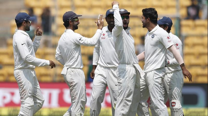 With the win, India have also levelled the ongoing Border-Gavasker series 1-1. (Photo: AP) With the win, India have also levelled the ongoing Border-Gavasker series 1-1. (Photo: AP)