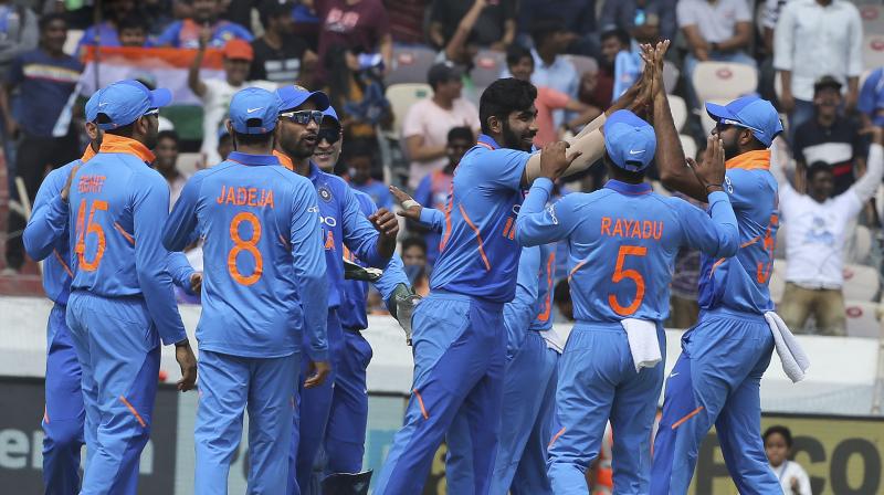 The bowlers conceded 300-plus runs in successive games but Arun said critics shouldn't forget that this Indian team's success rate is 75 percent. (Photo: AP) The bowlers conceded 300-plus runs in successive games but Arun said critics shouldn't forget that this Indian team's success rate is 75 percent. (Photo: AP)