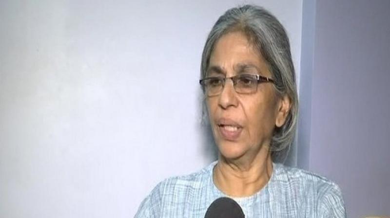 Talking about the arrests, Susan Abraham said, 'This is being done under government's pressure. If you think Bhima Koregaon was an assassination plot, then file an FIR. You've made this case, will it stand before the court?' (Photo: ANI) Talking about the arrests, Susan Abraham said, 'This is being done under government's pressure. If you think Bhima Koregaon was an assassination plot, then file an FIR. You've made this case, will it stand before the court?' (Photo: ANI)