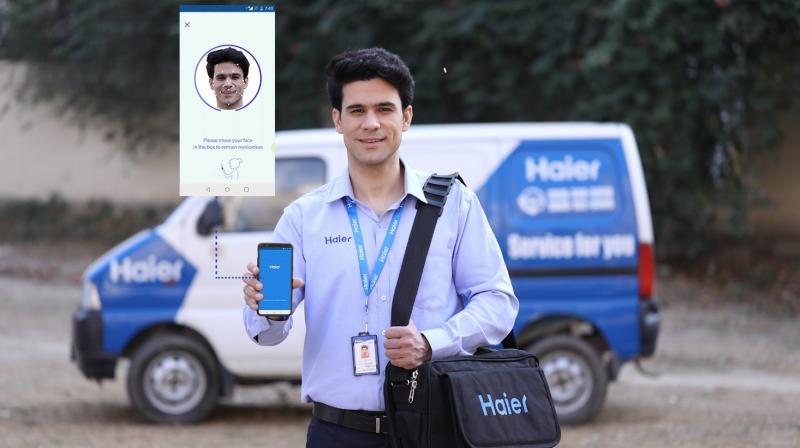 The feature will be able to recognize, control and verify the authenticity of a Haier engineer attending a customer request. The feature will be able to recognize, control and verify the authenticity of a Haier engineer attending a customer request.