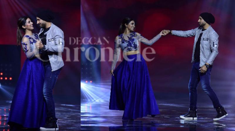 Geeta Basra and Harbhajan Singh are dancing on the set of 'Nach Baliye 8'. Although multiple reports suggest the couple will make an entry soon, the couple, however, has not made it official yet. Geeta Basra and Harbhajan Singh are dancing on the set of 'Nach Baliye 8'. Although multiple reports suggest the couple will make an entry soon, the couple, however, has not made it official yet.