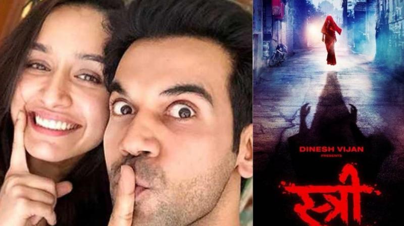 The poster of Rajkummar Rao and Shraddha Kapoor starrer ‘Stree.’ The poster of Rajkummar Rao and Shraddha Kapoor starrer ‘Stree.’