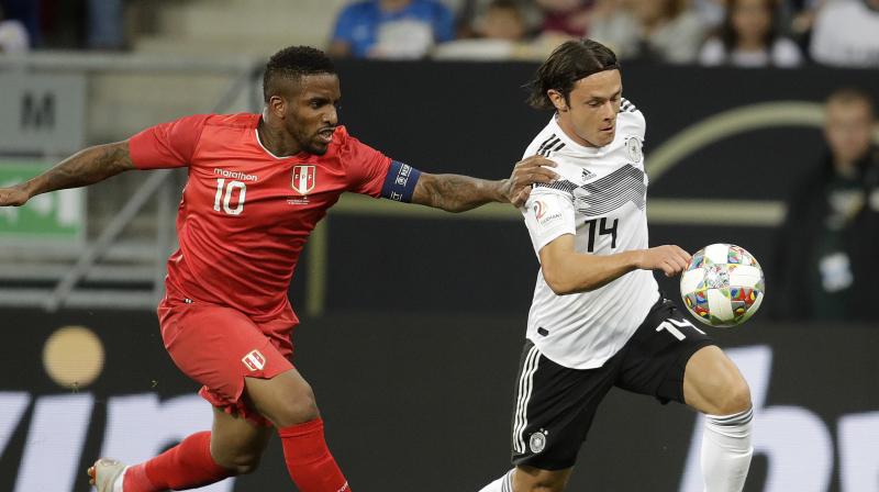 Leroy Sane and Serge Gnabry gave coach Joachim Loew an unexpected fillip as he seeks to restore the flagging fortunes of the 2014 world champions. (Photo: AP) Leroy Sane and Serge Gnabry gave coach Joachim Loew an unexpected fillip as he seeks to restore the flagging fortunes of the 2014 world champions. (Photo: AP)