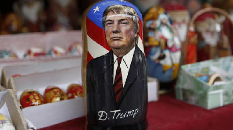 A traditional wooden Matryoshka doll depicting President-elect Donald Trump. (Photo: AP) A traditional wooden Matryoshka doll depicting President-elect Donald Trump. (Photo: AP)