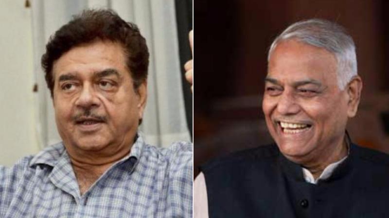 Telangana BJP spokesperson Krishna Saagar Rao on Wednesday said Yashwant Sinha and Shatrughan Sinha should resign from the party if they have 'problems' on governance. (Photo: File | PTI) Telangana BJP spokesperson Krishna Saagar Rao on Wednesday said Yashwant Sinha and Shatrughan Sinha should resign from the party if they have 'problems' on governance. (Photo: File | PTI)