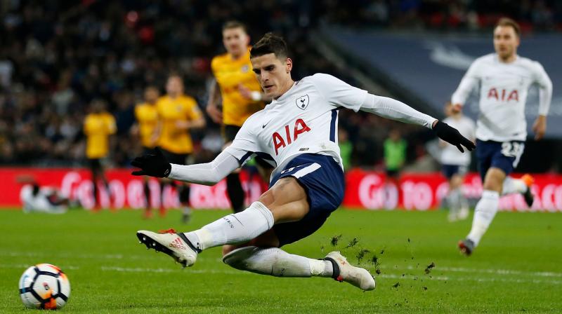 It was not long before Spurs had their second goal when Lamela getting on the end of a well-weighted through ball from Son scored for the first time since finding the net against Gillingham in September 2016
