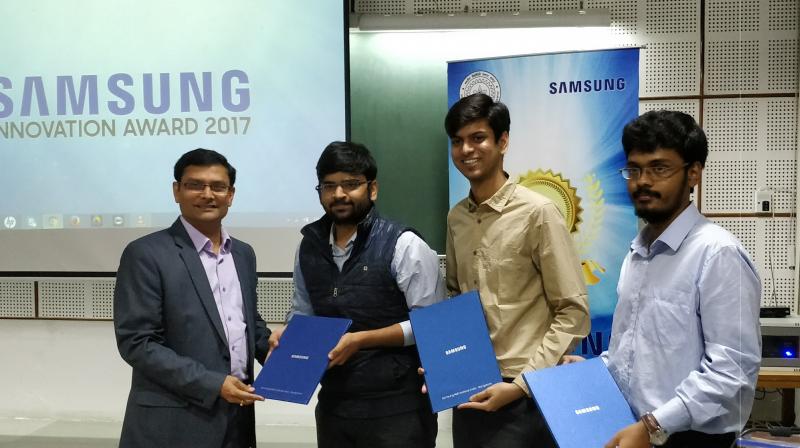 The winners were given cash prizes worth INR 2.5 lakh while the five finalists received merit recognition from Samsung. The winners were given cash prizes worth INR 2.5 lakh while the five finalists received merit recognition from Samsung.