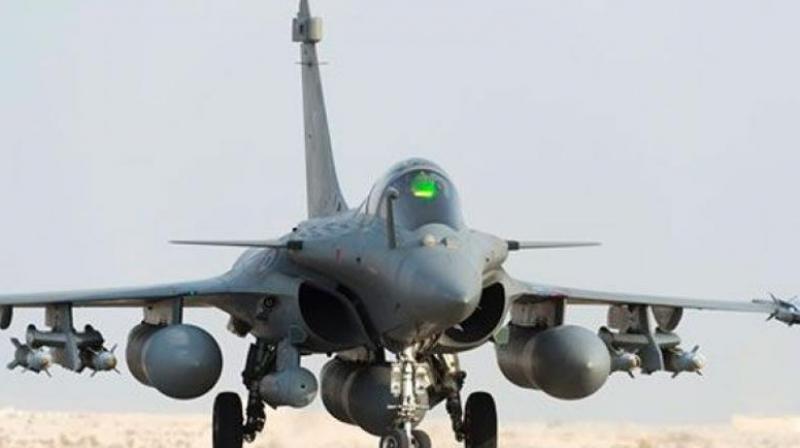 French sources said the military jet was selected for its 'outstanding performance' and 'competitive price', while refusing to directly counter the Congress' allegation, terming it a 'domestic political issue'. (Photo: PTI | File) French sources said the military jet was selected for its 'outstanding performance' and 'competitive price', while refusing to directly counter the Congress' allegation, terming it a 'domestic political issue'. (Photo: PTI | File)