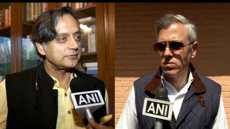 Congress leader Shashi Tharoor and Omar Abdullah. (Photo: File) Congress leader Shashi Tharoor and Omar Abdullah. (Photo: File)