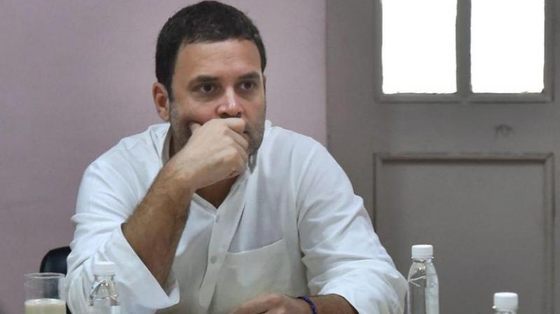 Congress vice-president Rahul Gandhi holding a meeting with the party’s general secretaries at AICC headquarters in New Delhi recently. (Photo: PTI) Congress vice-president Rahul Gandhi holding a meeting with the party’s general secretaries at AICC headquarters in New Delhi recently. (Photo: PTI)