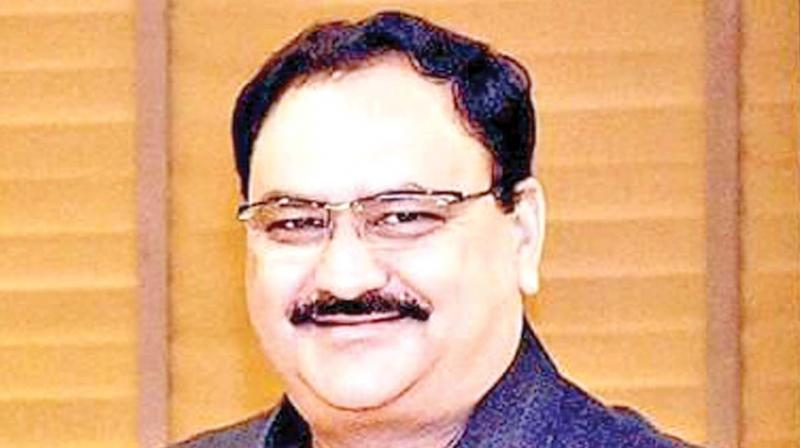 Union health minister J. P. Nadda Union health minister J. P. Nadda