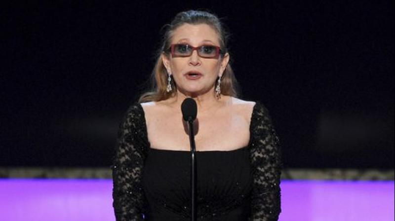 Hollywood actress Carrie Fisher Hollywood actress Carrie Fisher