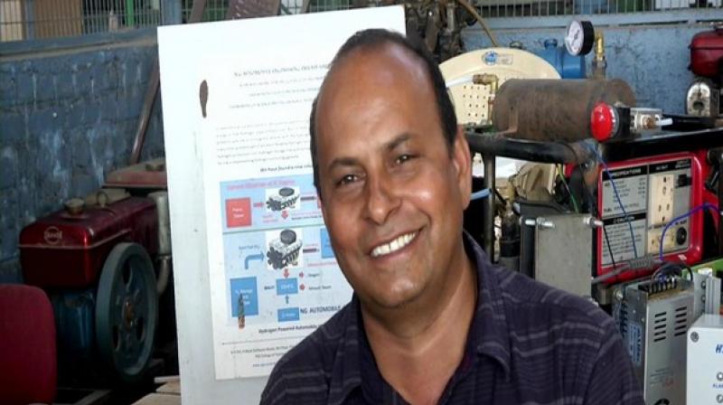 A Coimbatore-based mechanical engineer has claimed to have invented an eco-friendly engine that can run on distilled water. (Photo: ANI) A Coimbatore-based mechanical engineer has claimed to have invented an eco-friendly engine that can run on distilled water. (Photo: ANI)
