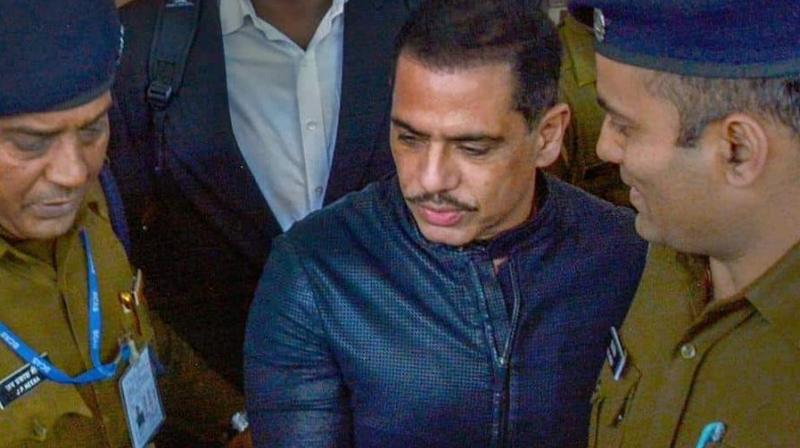 Vadra was also questioned by the ED for three consecutive days last week in connection with a probe into allegations of money laundering to purchase assets abroad. (Photo: PTI) Vadra was also questioned by the ED for three consecutive days last week in connection with a probe into allegations of money laundering to purchase assets abroad. (Photo: PTI)