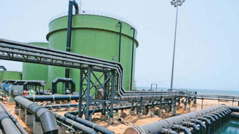 Nemmeli desalinisation plant (source: web). Nemmeli desalinisation plant (source: web).