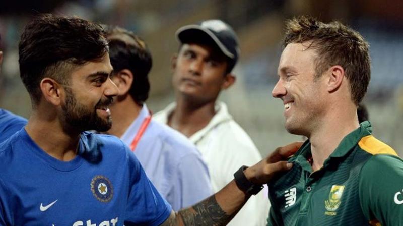 Indian skipper Virat Kohli simply does not understand why every Indo-South Africa series to be billed as a battle between him and AB de Villiers.(Photo: AFP) Indian skipper Virat Kohli simply does not understand why every Indo-South Africa series to be billed as a battle between him and AB de Villiers.(Photo: AFP)