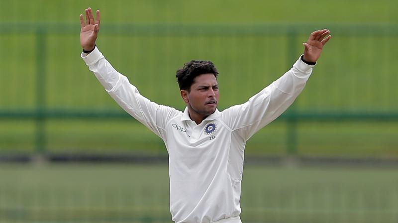 Chinaman bowler Kuldeep Yadav was ruled out of the final Test due to a shoulder injury. (Photo: AP) Chinaman bowler Kuldeep Yadav was ruled out of the final Test due to a shoulder injury. (Photo: AP)
