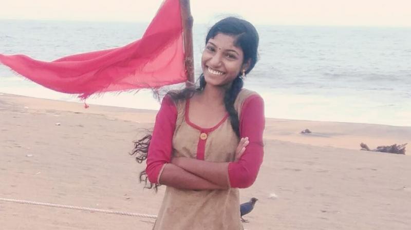 Navami alleged that even her school-going sister was not spared and was threatened by a group of unidentified people earlier this week. (Photo: Facebook) Navami alleged that even her school-going sister was not spared and was threatened by a group of unidentified people earlier this week. (Photo: Facebook)
