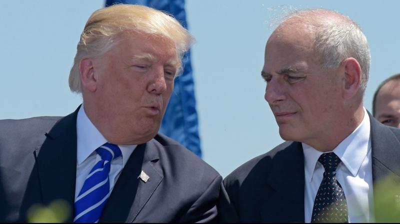 Hours later, Kelly was joined by President Trump himself on Twitter to refute such an impression of the White House. (Photo: AP) Hours later, Kelly was joined by President Trump himself on Twitter to refute such an impression of the White House. (Photo: AP)