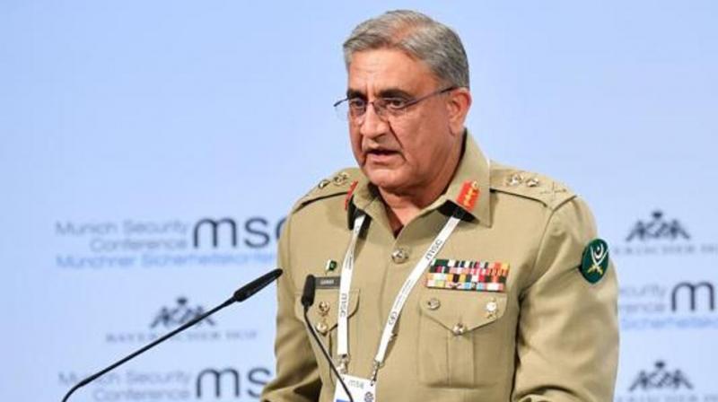 Bajwa ddressing the 222nd Corps Commaanders' Conference at General Headquarters in Rawalpindi. (Photo: AFP) Bajwa ddressing the 222nd Corps Commaanders' Conference at General Headquarters in Rawalpindi. (Photo: AFP)
