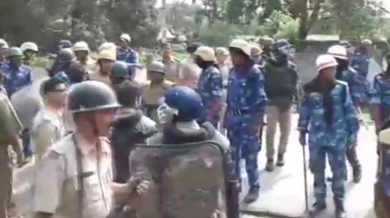 The poll panel has asked the state government and the police to make elaborate security arrangements so that polling can be held in a free and fair manner. (Photo: ANI | Twitter) The poll panel has asked the state government and the police to make elaborate security arrangements so that polling can be held in a free and fair manner. (Photo: ANI | Twitter)