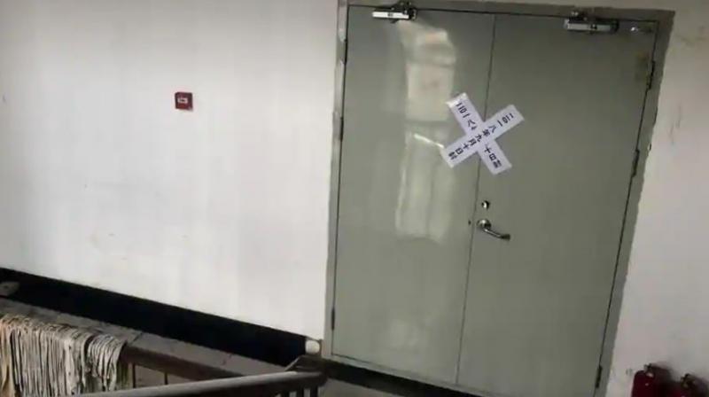 Official seal notices are placed on the backdoor entrance of the Zion church after it was shutdown by authorities in Beijing, Tuesday, Sept. 11, 2018. (Photo: AP) Official seal notices are placed on the backdoor entrance of the Zion church after it was shutdown by authorities in Beijing, Tuesday, Sept. 11, 2018. (Photo: AP)