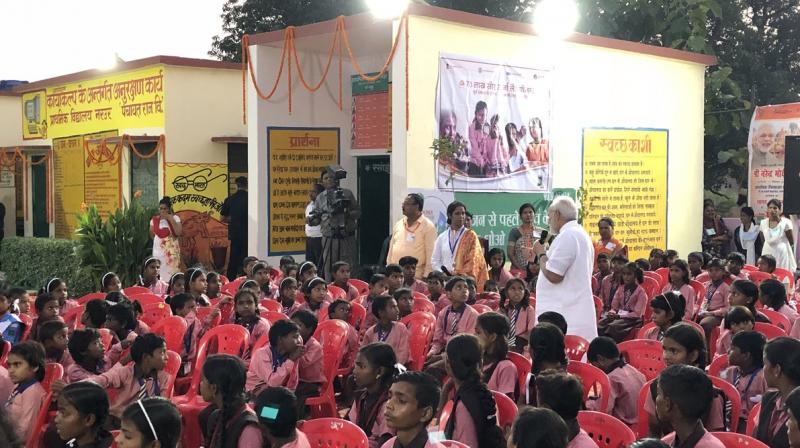 'As students, it is vital to ask questions. Never feel afraid to ask questions. It is a key aspect of learning,' Modi said. (Photo: Twitter | @PMOIndia) 'As students, it is vital to ask questions. Never feel afraid to ask questions. It is a key aspect of learning,' Modi said. (Photo: Twitter | @PMOIndia)