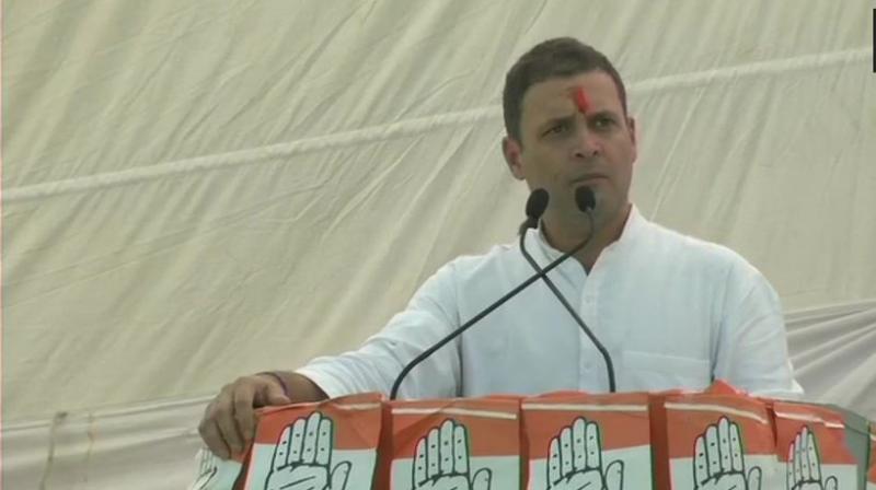 On a campaign trail in poll-bound Madhya Pradesh, the Congress president again took on PM Modi over the controversial Rafale jet deal and alleged he had close proximity with businessmen like Nirav Modi, Mehul Choksi and Anil Ambani. (Photo: ANI | Twitter) On a campaign trail in poll-bound Madhya Pradesh, the Congress president again took on PM Modi over the controversial Rafale jet deal and alleged he had close proximity with businessmen like Nirav Modi, Mehul Choksi and Anil Ambani. (Photo: ANI | Twitter)