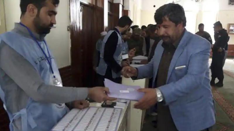 Around 70,000 security forces have been deployed to protect polling centres across the war-torn country. (Photo: AP) Around 70,000 security forces have been deployed to protect polling centres across the war-torn country. (Photo: AP)
