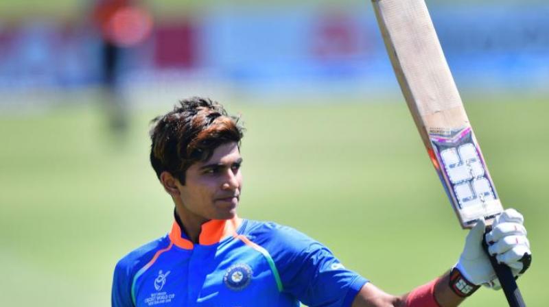 In the presence of three selectors, U-19 star Gill hit an unbeaten 106 off 111 balls and showed why he is seen as the next big thing in Indian cricket. And probably, the day is not far when he follows his U-19 captain Prithvi Shaw into the national team. (Photo: AFP) In the presence of three selectors, U-19 star Gill hit an unbeaten 106 off 111 balls and showed why he is seen as the next big thing in Indian cricket. And probably, the day is not far when he follows his U-19 captain Prithvi Shaw into the national team. (Photo: AFP)