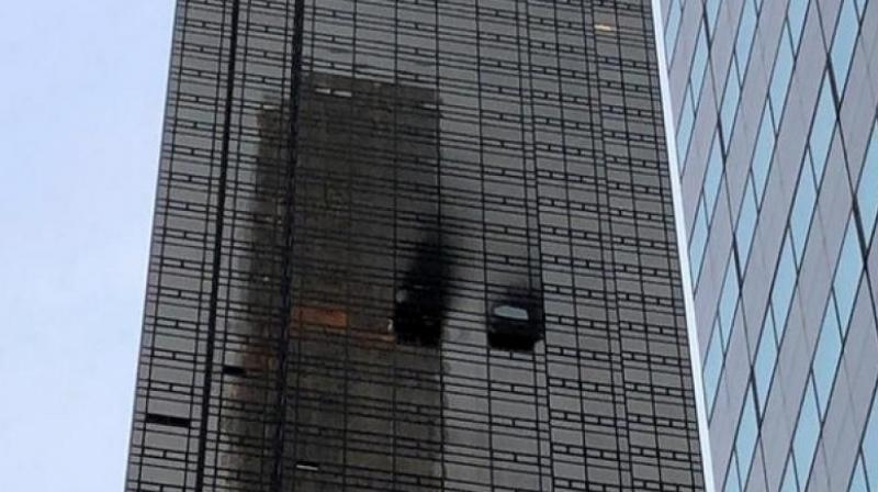 New York fire crews graded it a Three-Alarm blaze, meaning a minimum of 33 units and 138 firefighters were sent. (Photo: ANI) New York fire crews graded it a Three-Alarm blaze, meaning a minimum of 33 units and 138 firefighters were sent. (Photo: ANI)