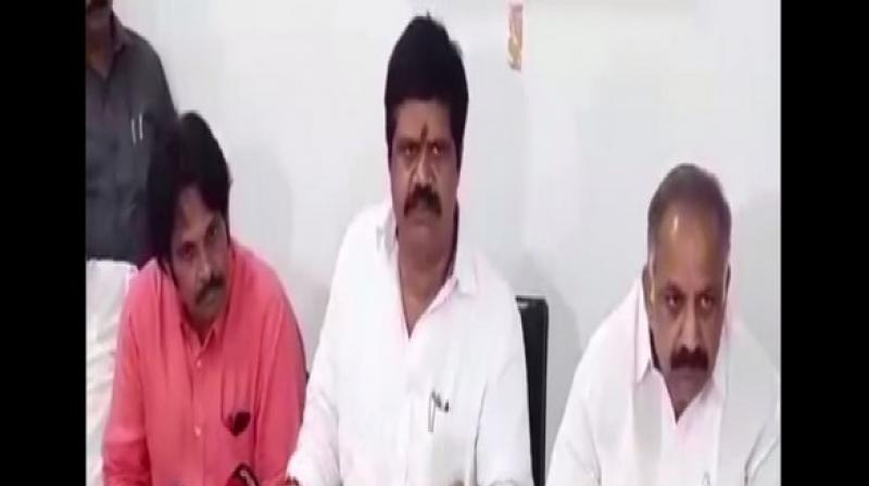 Andhra Pradesh Tourism Minister M Srinivasa Rao said that as many as 10 MLAs from the TDP are ready to join the ruling YSRCP if Chief Minister YS Jagan Mohan Reddy accepts them. (Photo: ANI) Andhra Pradesh Tourism Minister M Srinivasa Rao said that as many as 10 MLAs from the TDP are ready to join the ruling YSRCP if Chief Minister YS Jagan Mohan Reddy accepts them. (Photo: ANI)