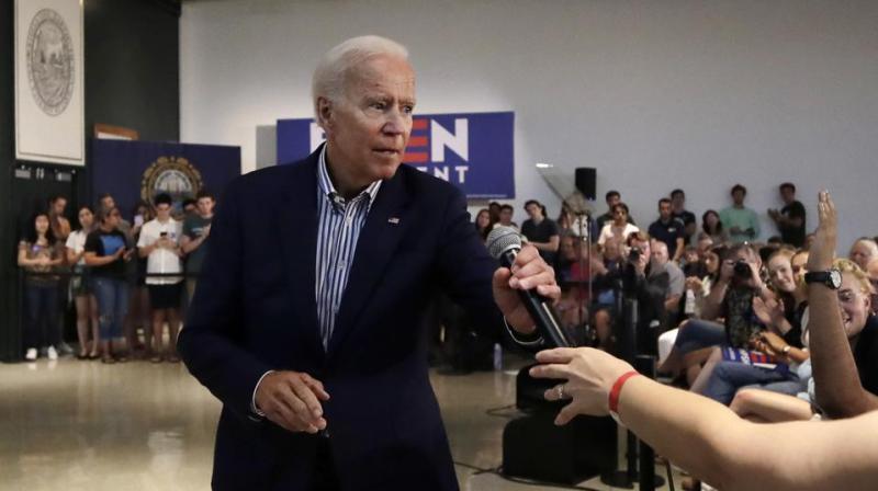 : Joe Biden pondered a most serious, and awkward, question at a campaign stop Friday: What if Barack Obama had been assassinated during his presidential campaign in 2008? (Photo: AP) : Joe Biden pondered a most serious, and awkward, question at a campaign stop Friday: What if Barack Obama had been assassinated during his presidential campaign in 2008? (Photo: AP)