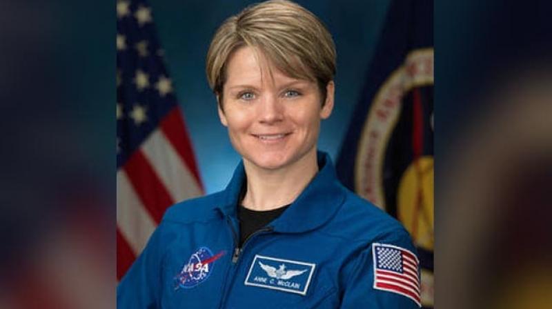 Astronaut Anne McClain is accused of identity theft and improperly accessing her estranged wife's private financial records while on a sixth-month mission aboard the International Space Station (ISS), the Times said. (Photo: nasa.gov) Astronaut Anne McClain is accused of identity theft and improperly accessing her estranged wife's private financial records while on a sixth-month mission aboard the International Space Station (ISS), the Times said. (Photo: nasa.gov)