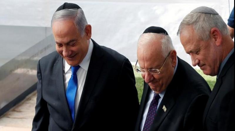 After preliminary attempts to negotiate a unity coalition between Benjamin Netanyahu and his main rival Benny Gantz failed, Israel's President Reuven Rivlin on Wednesday tasked Netanyahu with forming a new government in the country. (Photo: ANI) After preliminary attempts to negotiate a unity coalition between Benjamin Netanyahu and his main rival Benny Gantz failed, Israel's President Reuven Rivlin on Wednesday tasked Netanyahu with forming a new government in the country. (Photo: ANI)