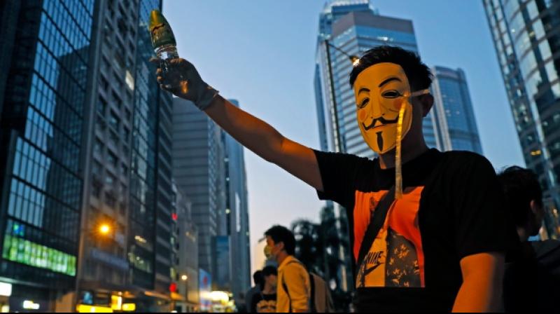 Apple's withdrawal of the application from its App Store follows an accusation from China's state media that the app "obviously helps rioters". Apple's withdrawal of the application from its App Store follows an accusation from China's state media that the app "obviously helps rioters".