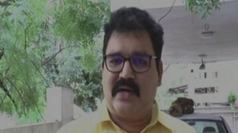 Telugu Desam Party has alleged that Chief Minister Jagan Mohan Reddy led YSRCP government is looting public money by "reaping benefits of social welfare schemes meant for poor to its ministers and party workers". (Photo: ANI) Telugu Desam Party has alleged that Chief Minister Jagan Mohan Reddy led YSRCP government is looting public money by "reaping benefits of social welfare schemes meant for poor to its ministers and party workers". (Photo: ANI)